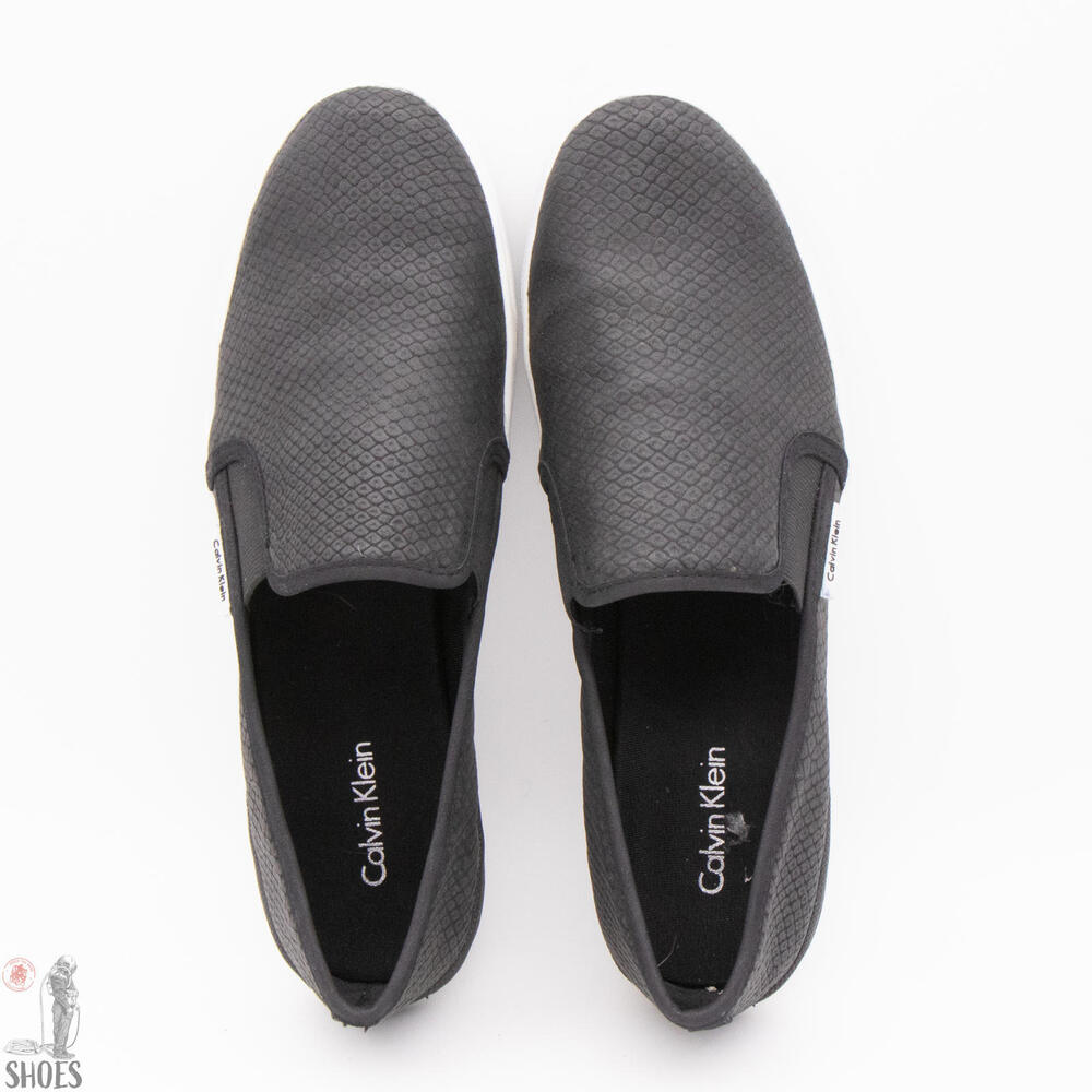 Calvin Klein Talisha Men's 10 Black Mesh Slip-On Loafers - Size 10 - Picture 7 of 13
